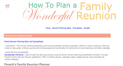 Desktop Screenshot of family-reunion-planner.fimark.net