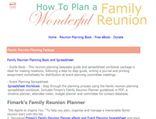 Tablet Screenshot of family-reunion-planner.fimark.net
