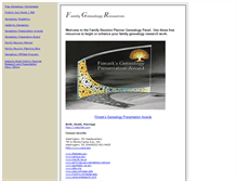 Tablet Screenshot of genealogy.fimark.net